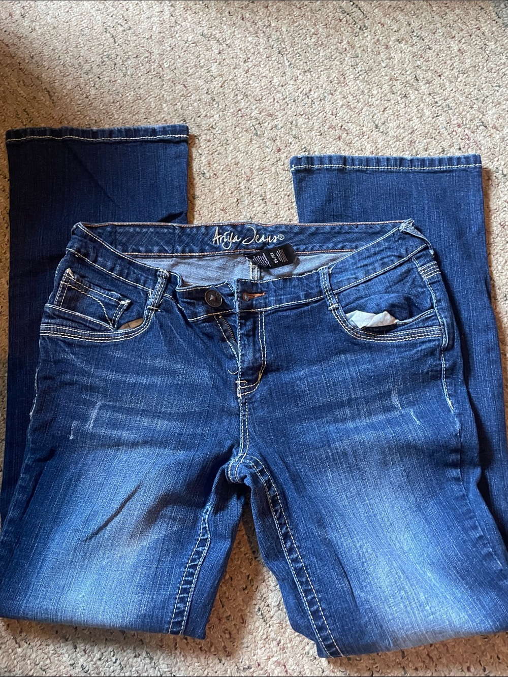 Ariya Dark Blue Boot Cut Jeans